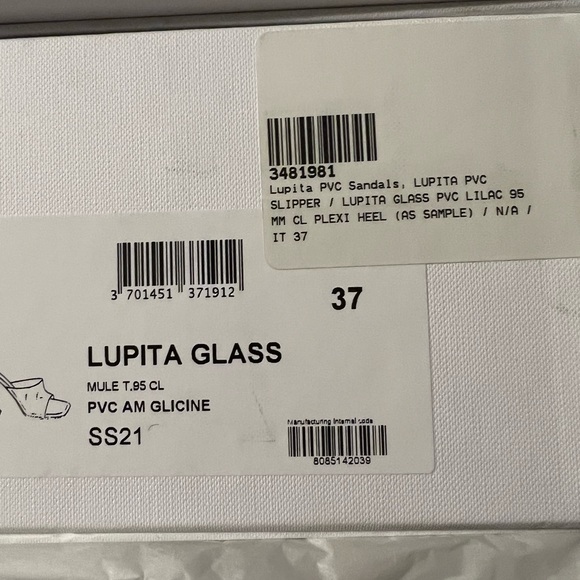 AMINA MUADDI
Lupita PVC sandals 
made in Italy - Picture 4 of 4